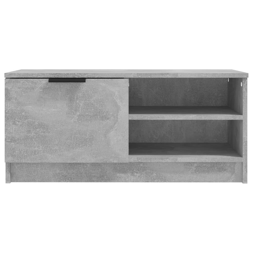 Meubles TV 2 pcs Gris béton 80x35x36,5 cm Bois d'ingénierie - XIOS