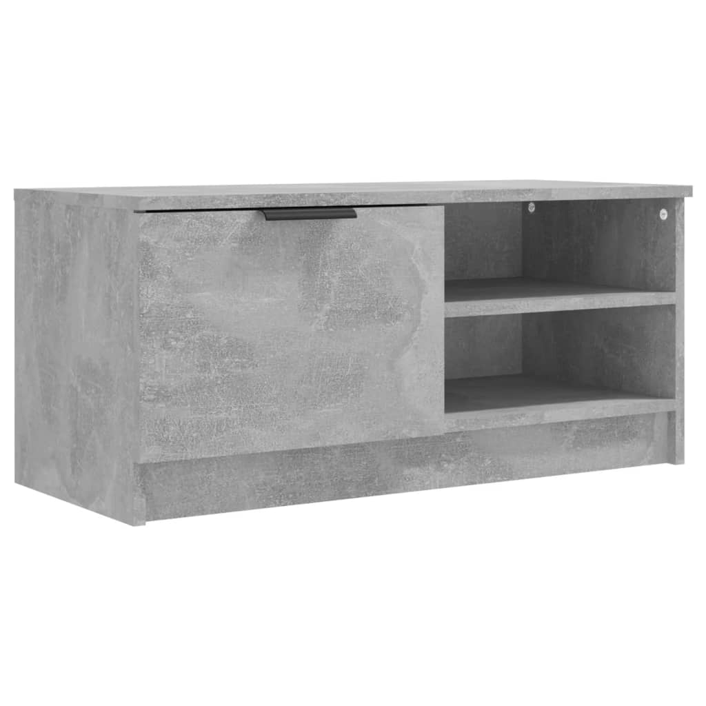 Meubles TV 2 pcs Gris béton 80x35x36,5 cm Bois d'ingénierie - XIOS