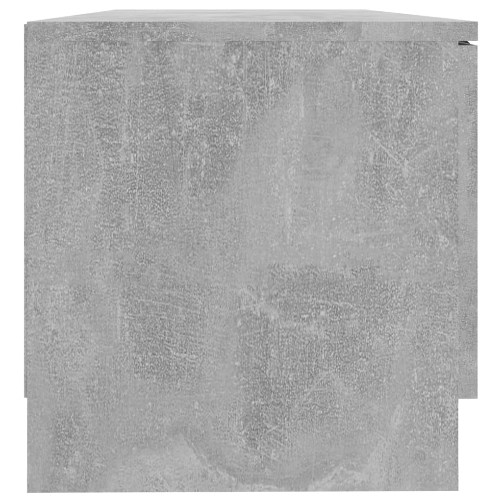Meubles TV 2 pcs Gris béton 80x35x36,5 cm Bois d'ingénierie - XIOS