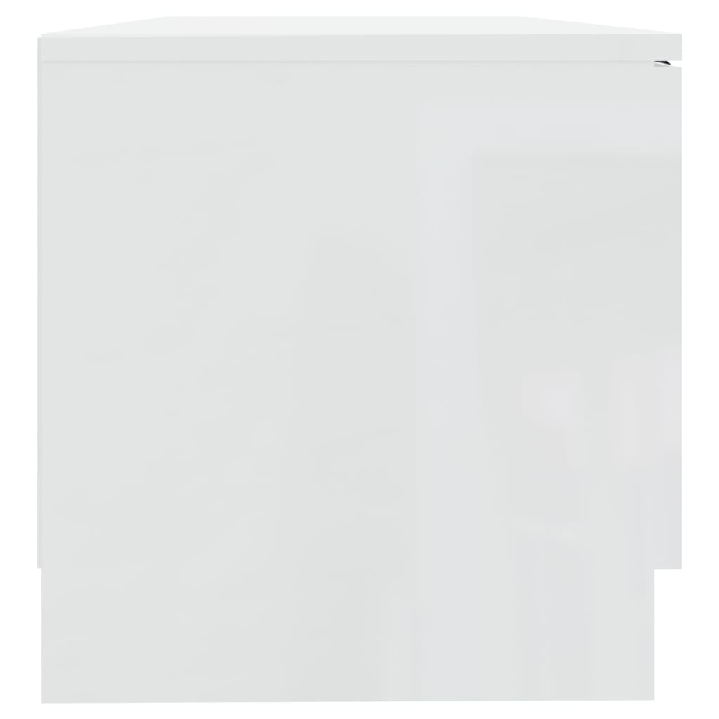 Meubles TV 2 pcs Blanc brillant 80x35x36,5 cm Bois d'ingénierie - XIOS