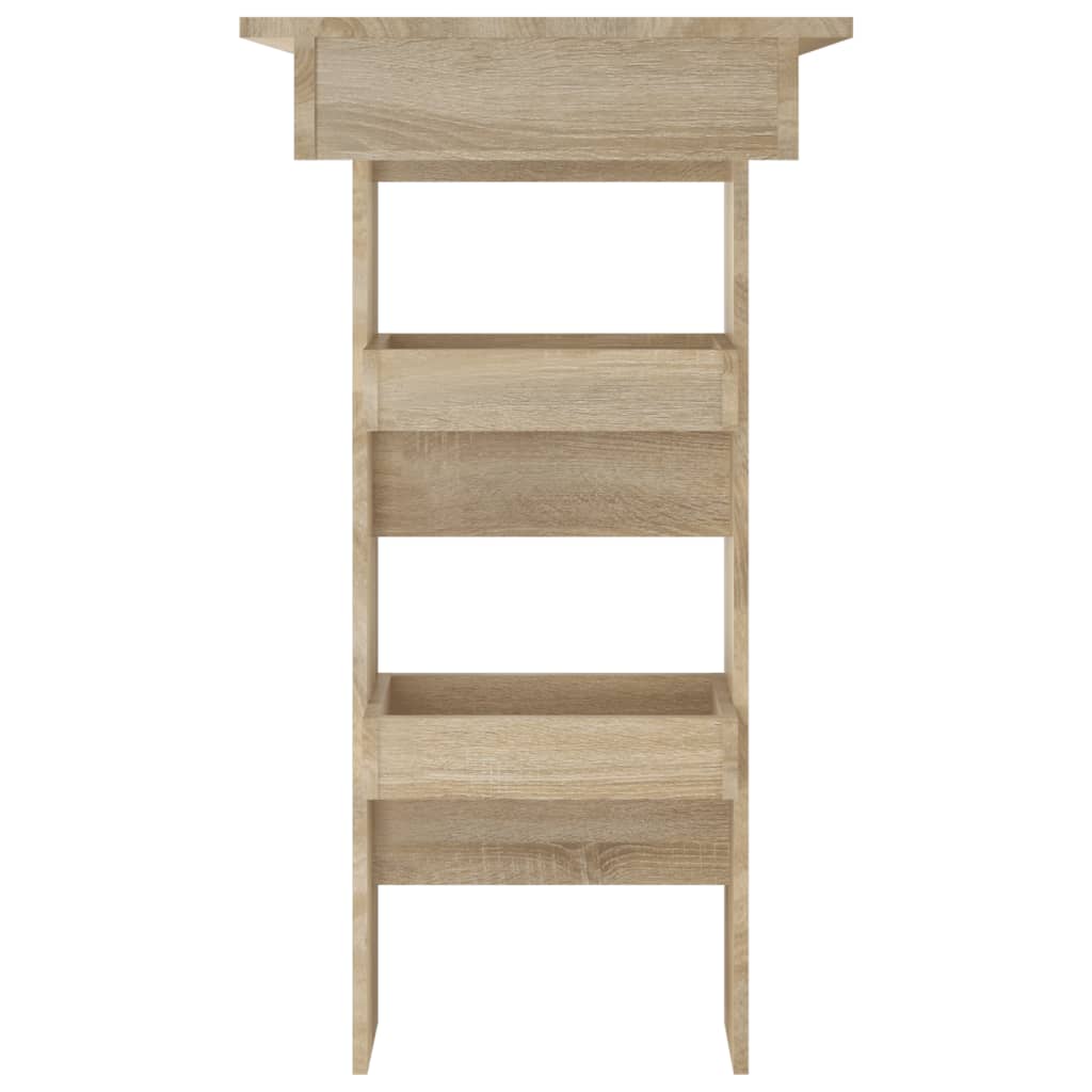 Table bar murale Chêne Sonoma 102x45x103,5 cm Bois d'ingénierie - XIOS