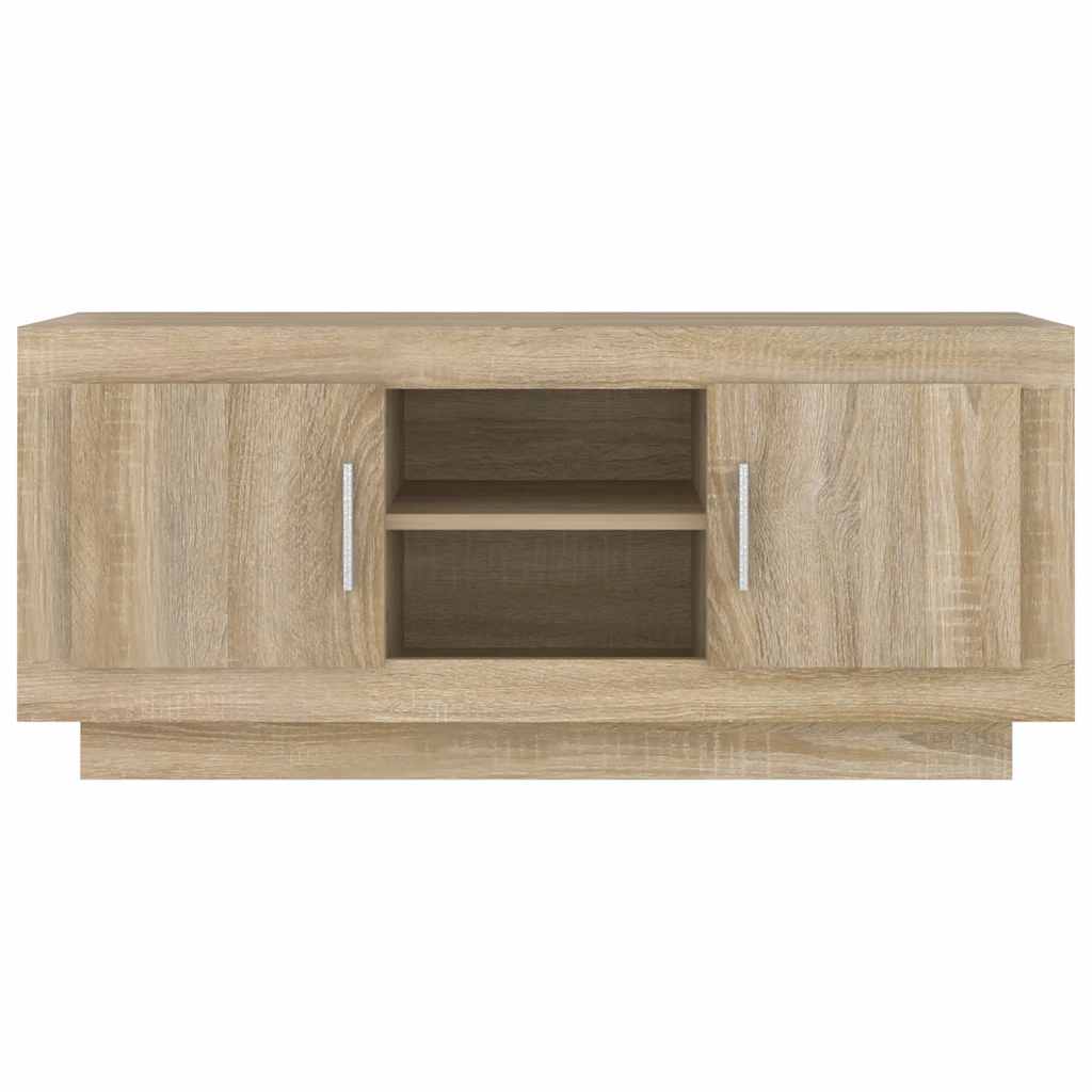 Meuble TV chêne sonoma 102x35x45 cm bois d'ingénierie - XIOS