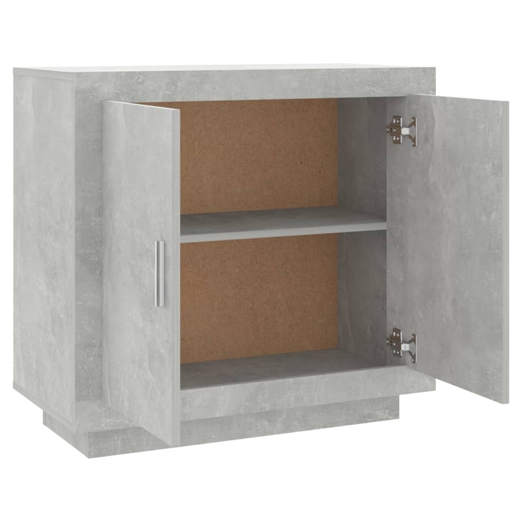 Buffet Gris béton 80x40x75 cm Bois d'ingénierie - XIOS