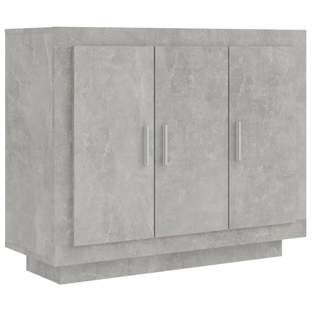 Buffet Gris béton 92x35x75 cm Bois d'ingénierie - XIOS