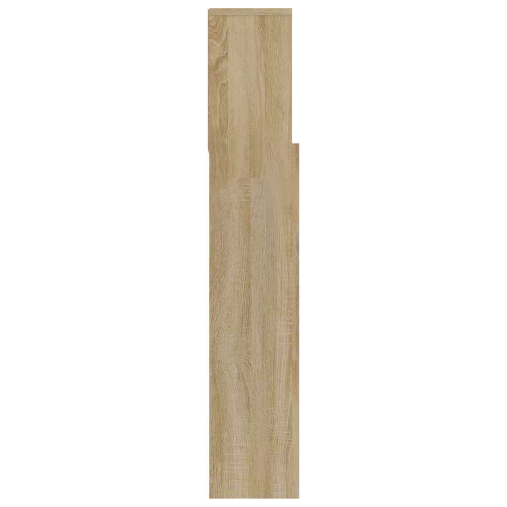 Armoire de tête de lit Chêne sonoma 120x19x103,5 cm - XIOS