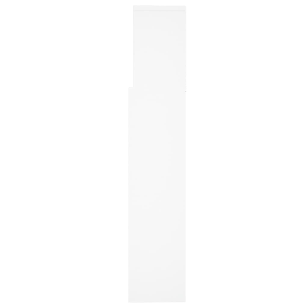 Armoire de tête de lit Blanc 160x19x103,5 cm - XIOS