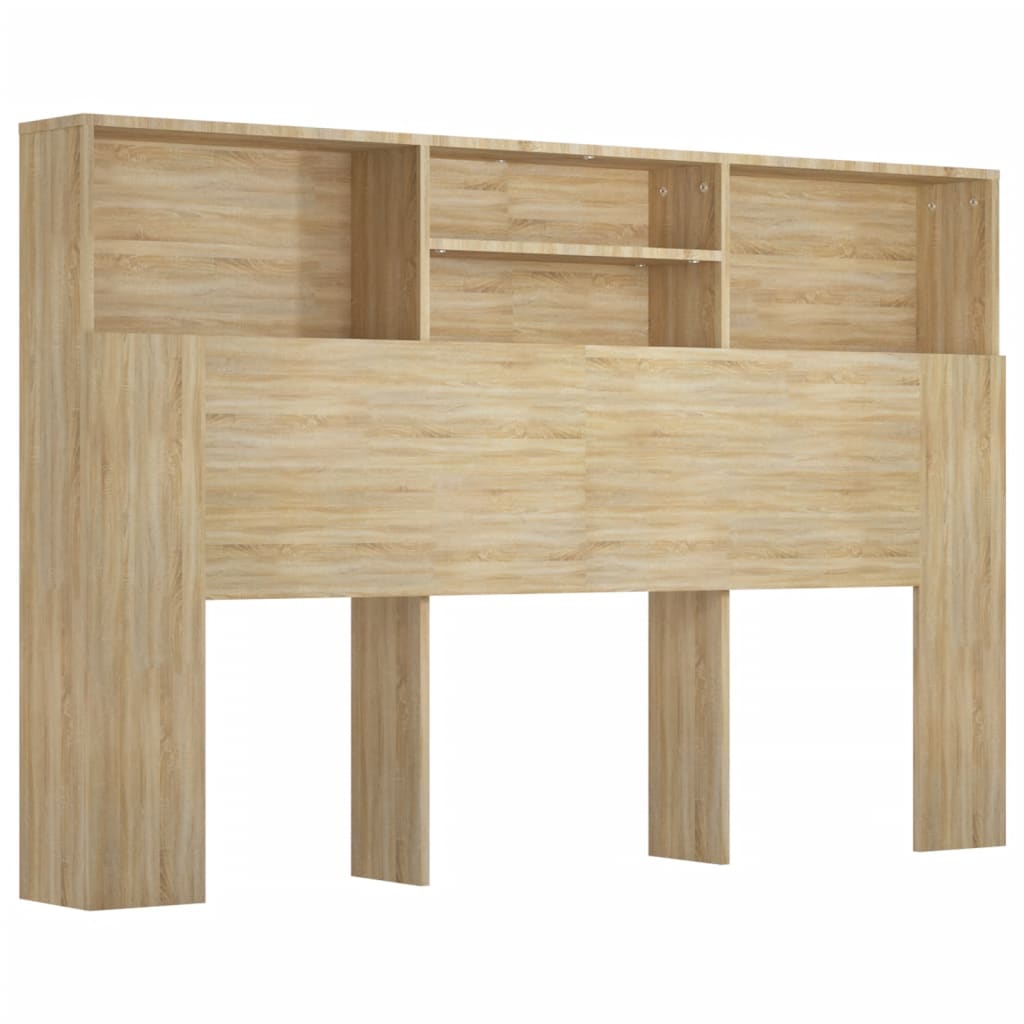 Armoire de tête de lit chêne sonoma 160x19x103,5 cm - XIOS