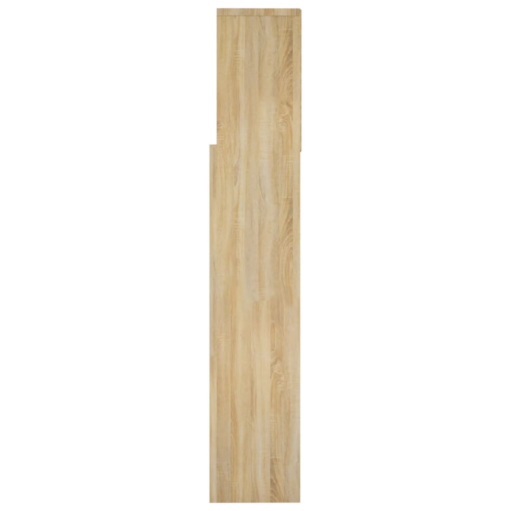 Armoire de tête de lit chêne sonoma 160x19x103,5 cm - XIOS