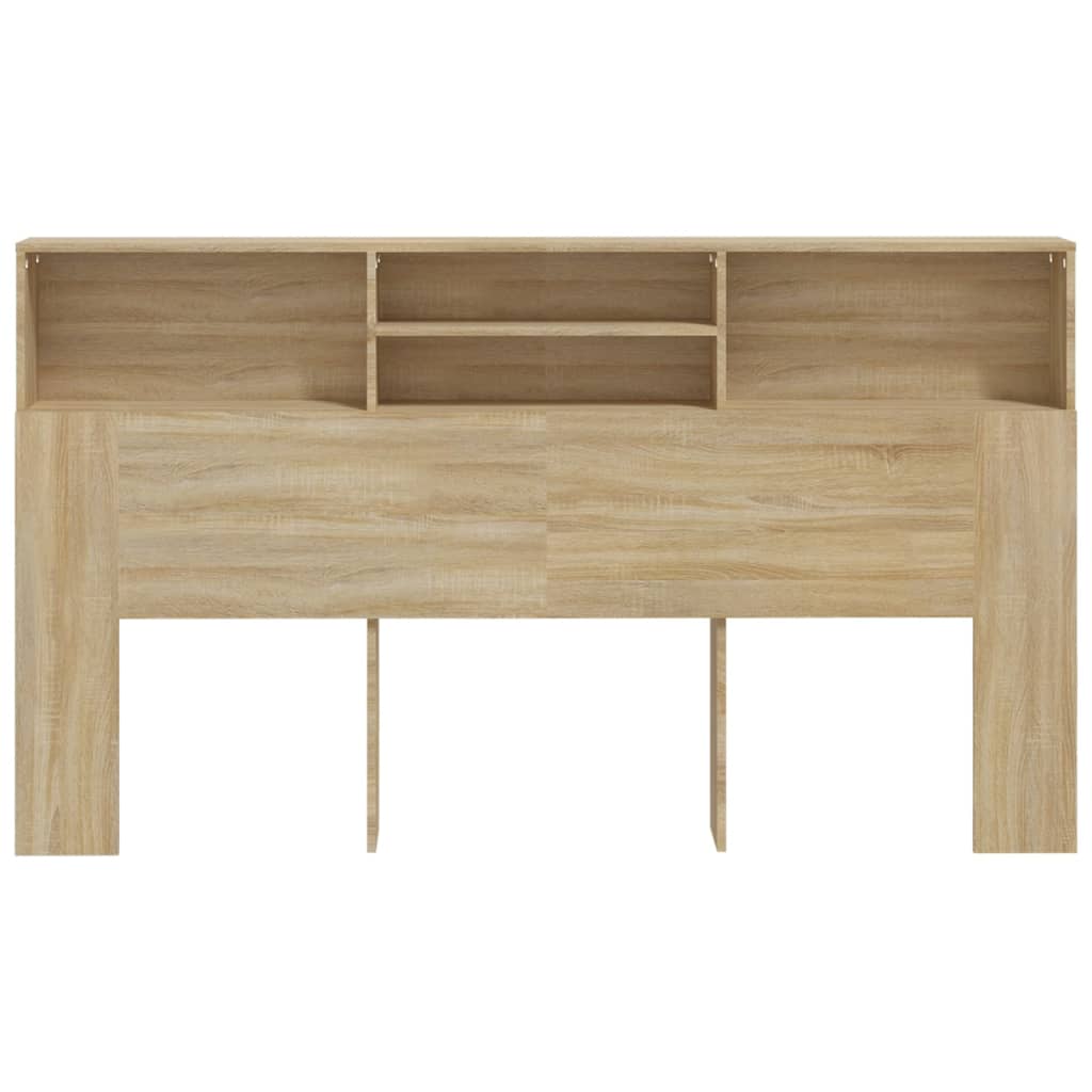Armoire de tête de lit chêne sonoma 180x19x103,5 cm - XIOS