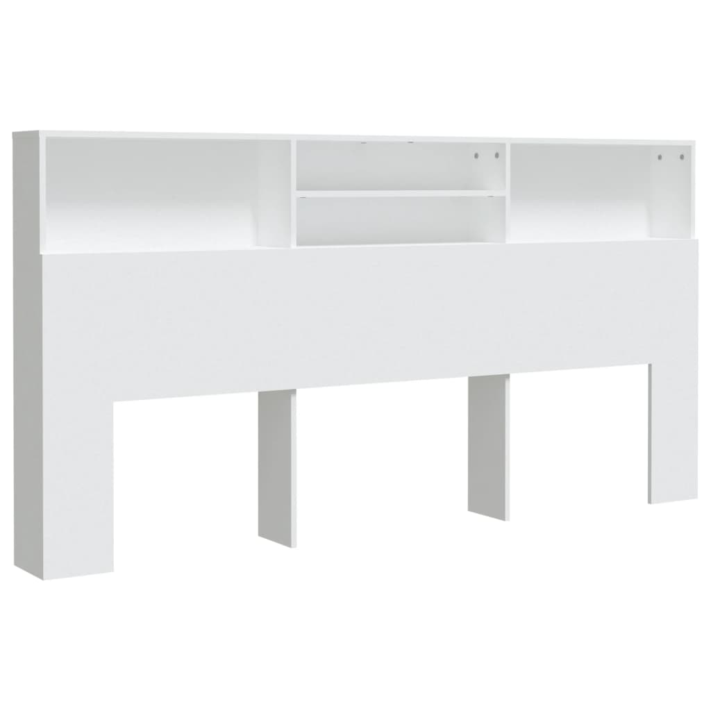 Armoire de tête de lit Blanc 200x19x103,5 cm - XIOS