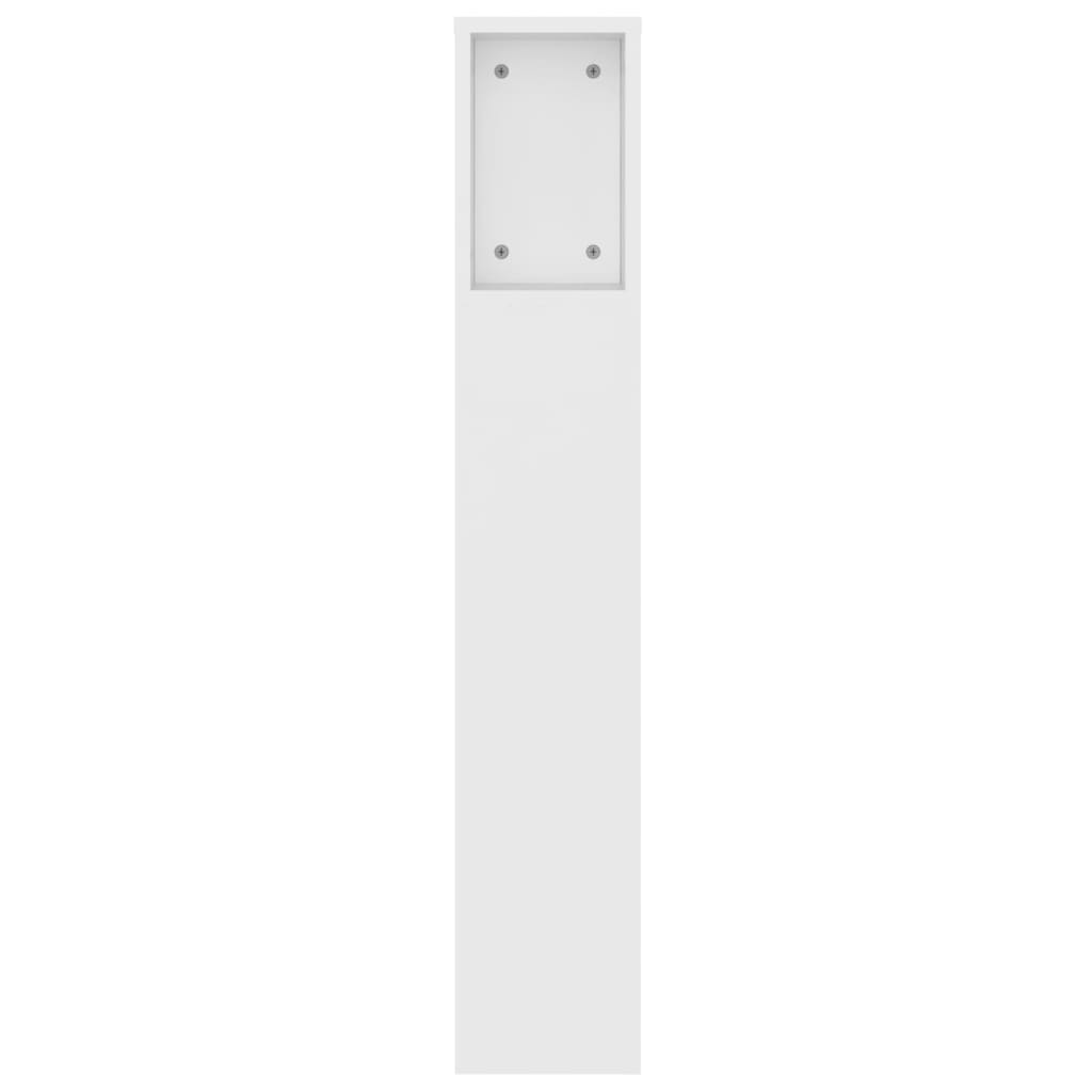 Armoire de tête de lit Blanc 140x18,5x104,5 cm - XIOS