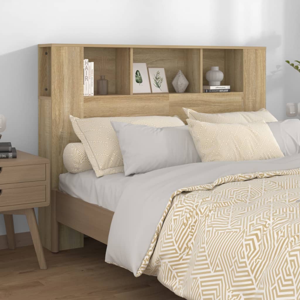 Armoire de tête de lit Chêne sonoma 140x18,5x104,5 cm - XIOS