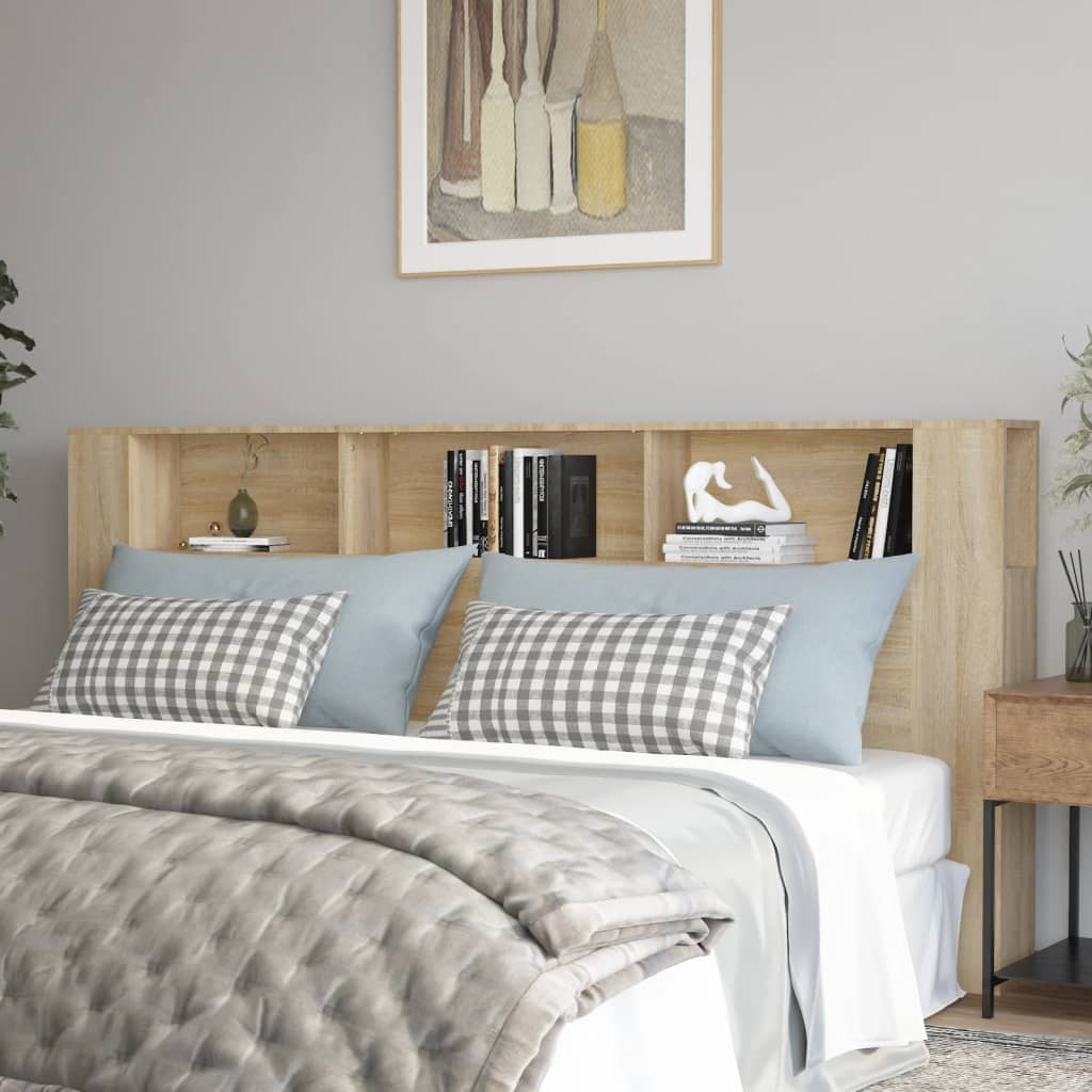 Armoire de tête de lit Chêne sonoma 220x18,5x104,5 cm - XIOS