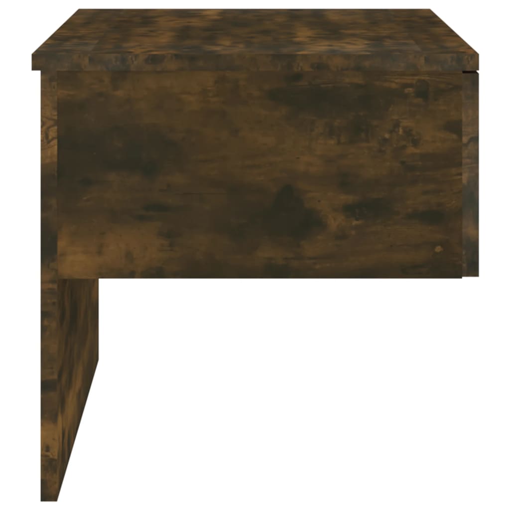 Tables de chevet murales 2 pcs Chêne fumé - XIOS