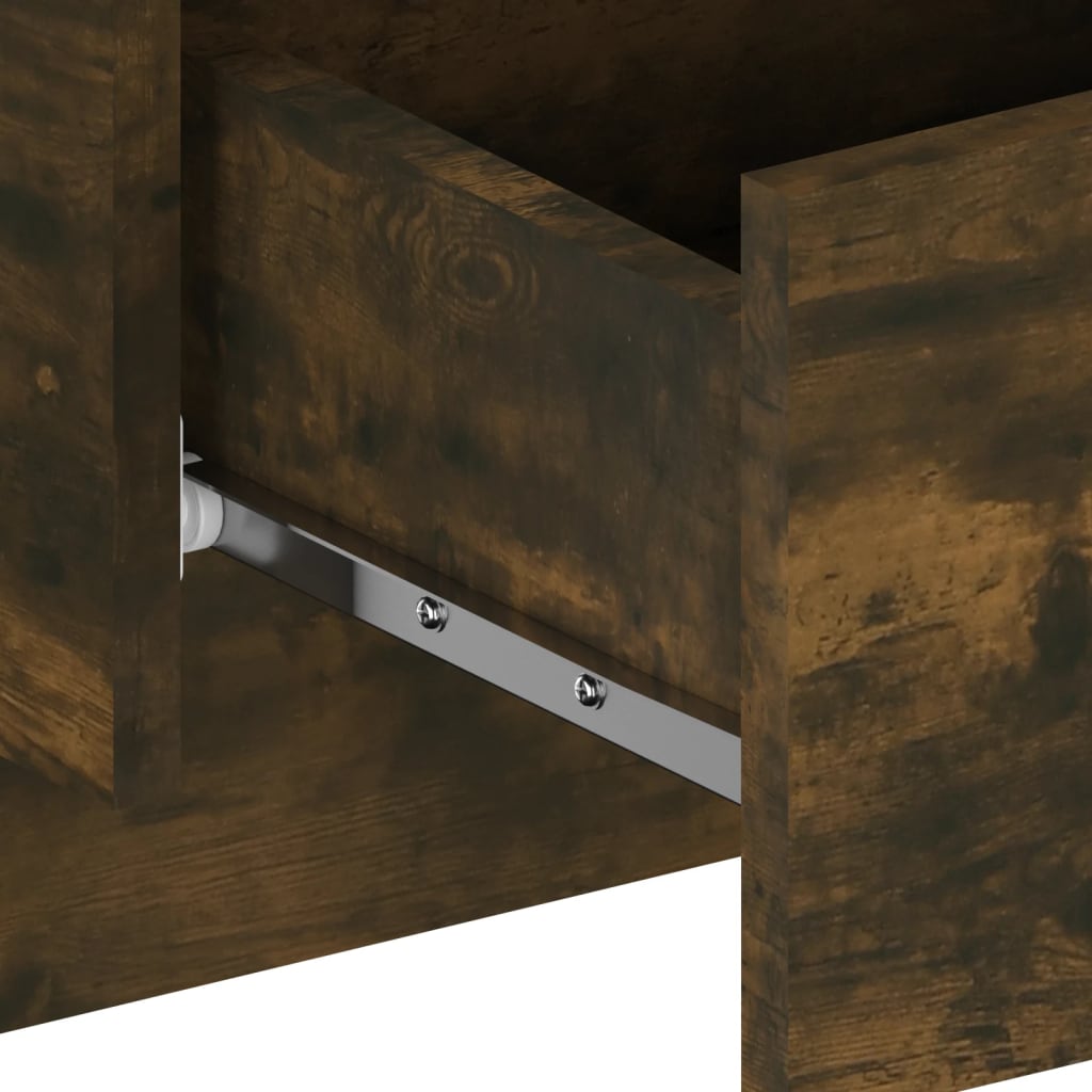 Tables de chevet murales 2 pcs Chêne fumé - XIOS