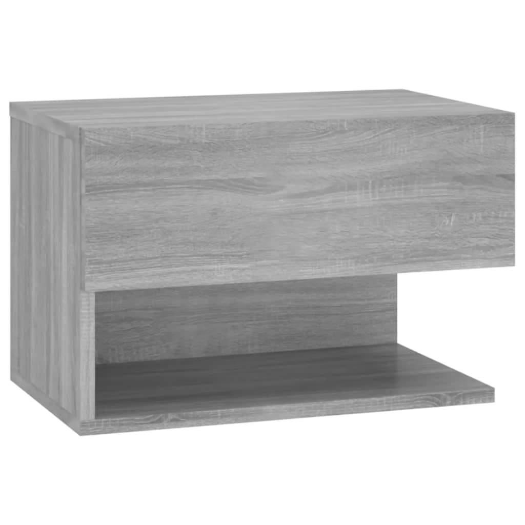 Tables de chevet murales 2 pcs Sonoma gris - XIOS