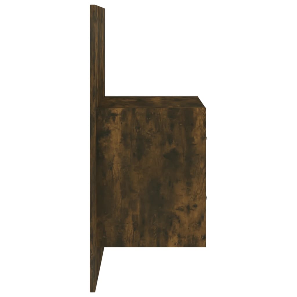 Tables de chevet murales 2 pcs Chêne fumé - XIOS