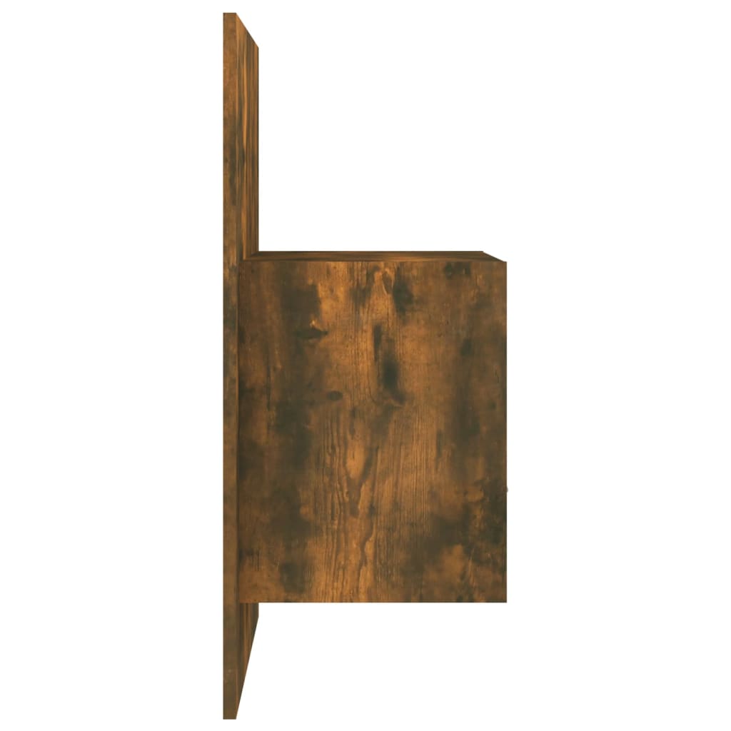 Tables de chevet murales 2 pcs Chêne fumé - XIOS