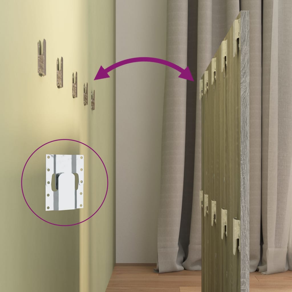 Tête de lit Sonoma gris 120x1,5x80 cm Bois d'ingénierie - XIOS