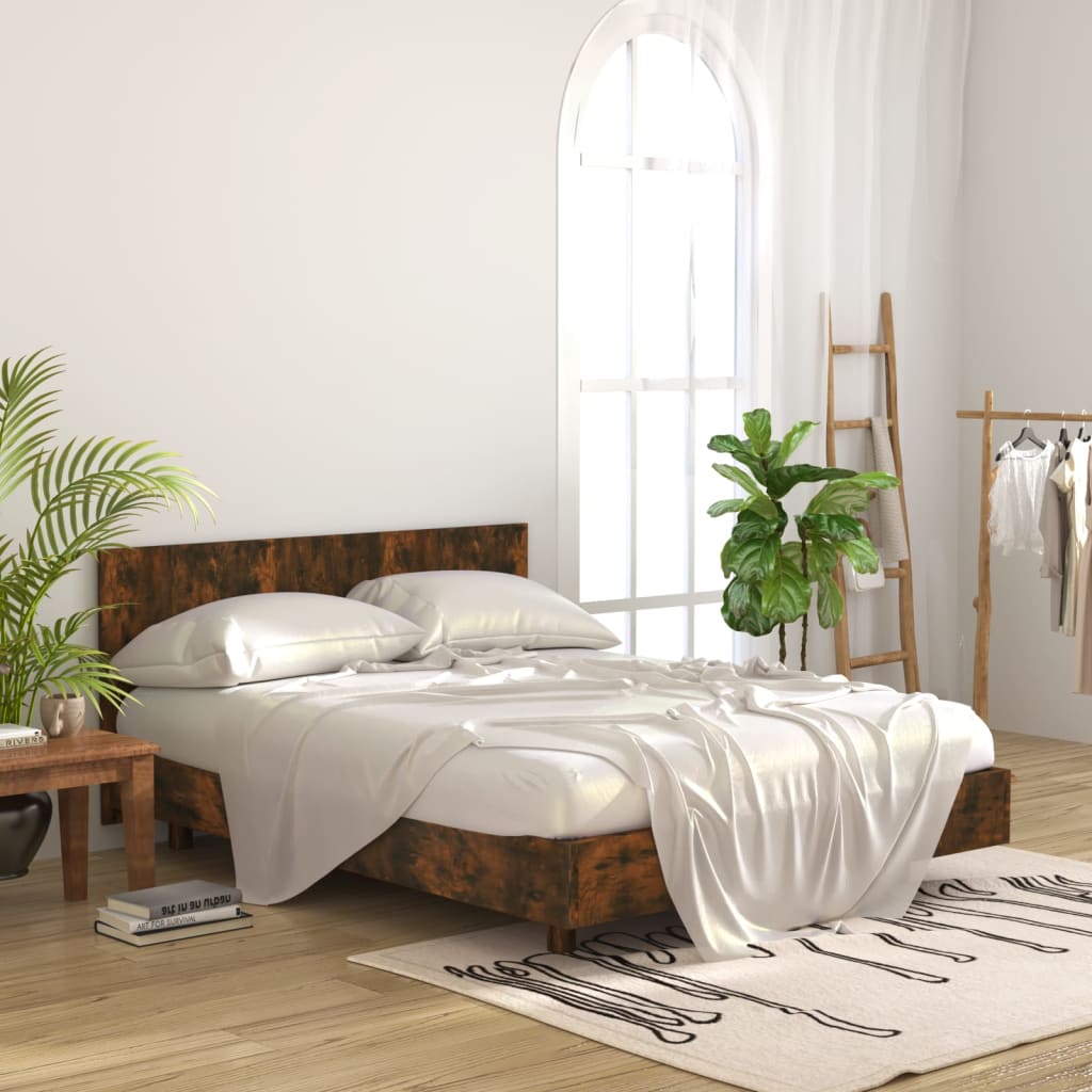 Tête de lit Chêne fumé 160x1,5x80 cm Bois d'ingénierie - XIOS