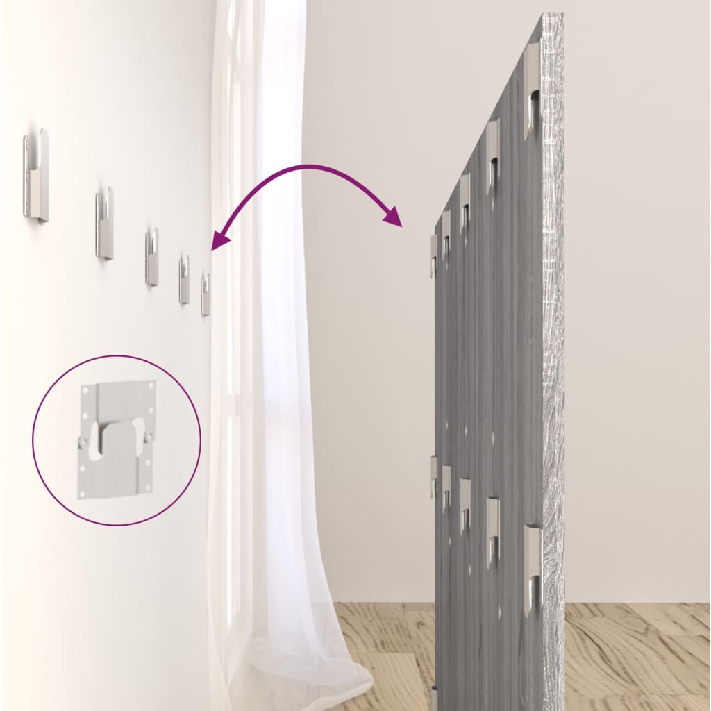 Tête de lit Sonoma gris 160x1,5x80 cm Bois d'ingénierie - XIOS
