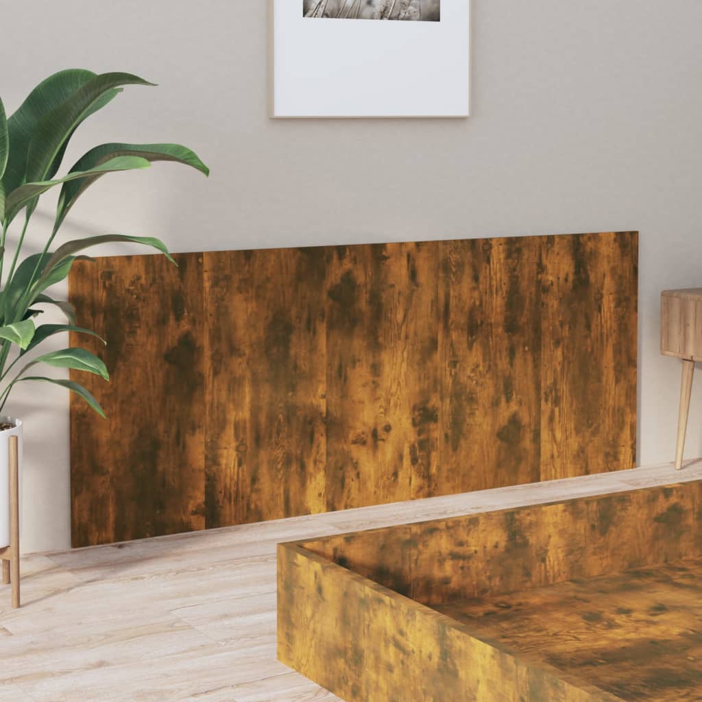 Tête de lit Chêne fumé 200x1,5x80 cm Bois d'ingénierie - XIOS