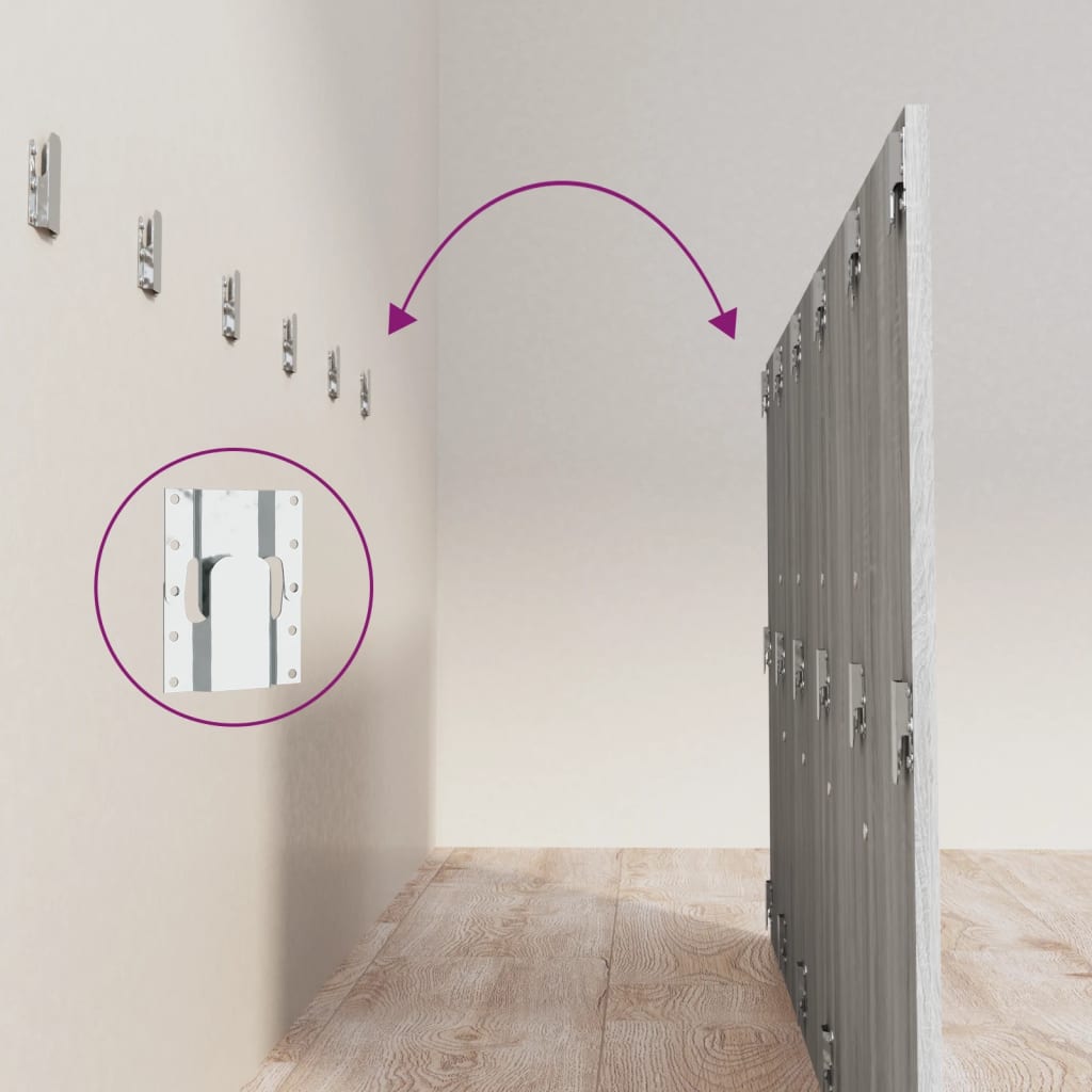 Tête de lit Sonoma gris 200x1,5x80 cm Bois d'ingénierie - XIOS