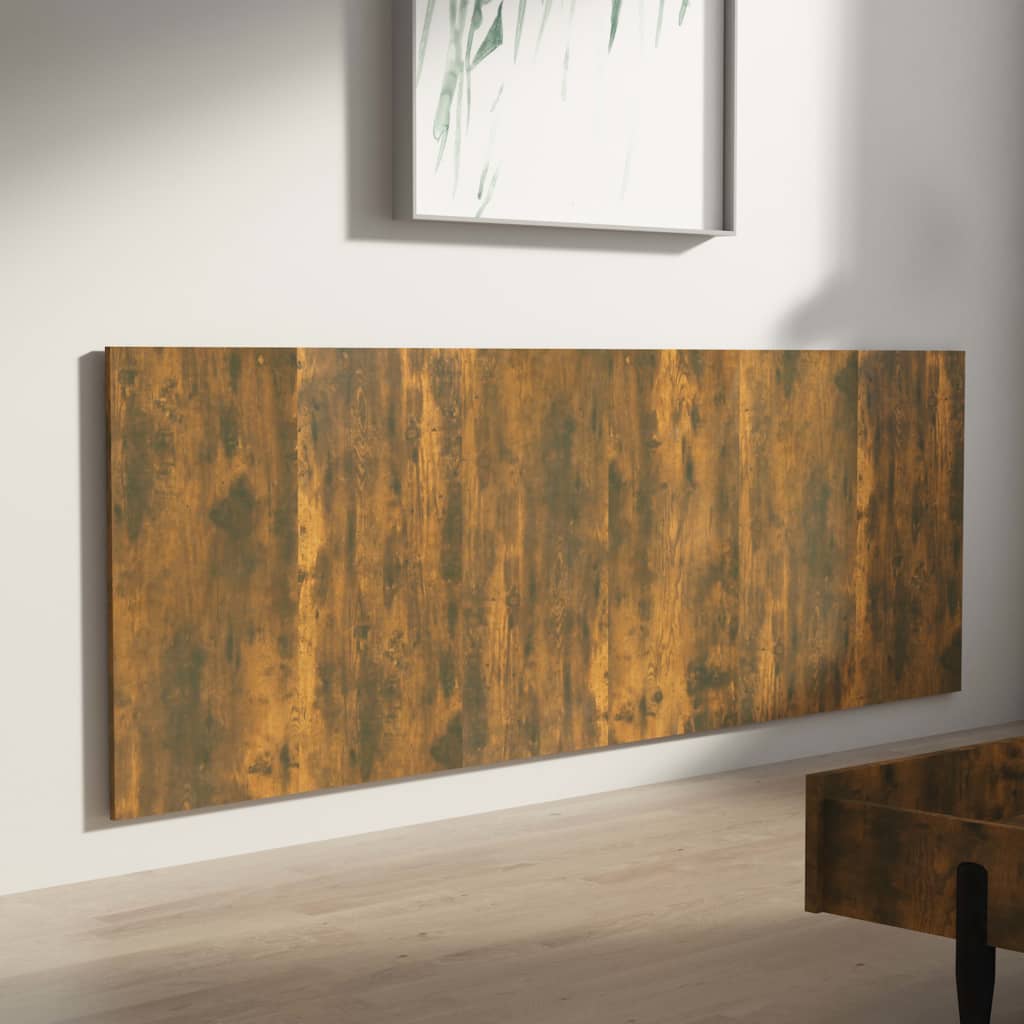 Tête de lit murale Chêne fumé 240x1,5x80 cm Bois d'ingénierie - XIOS