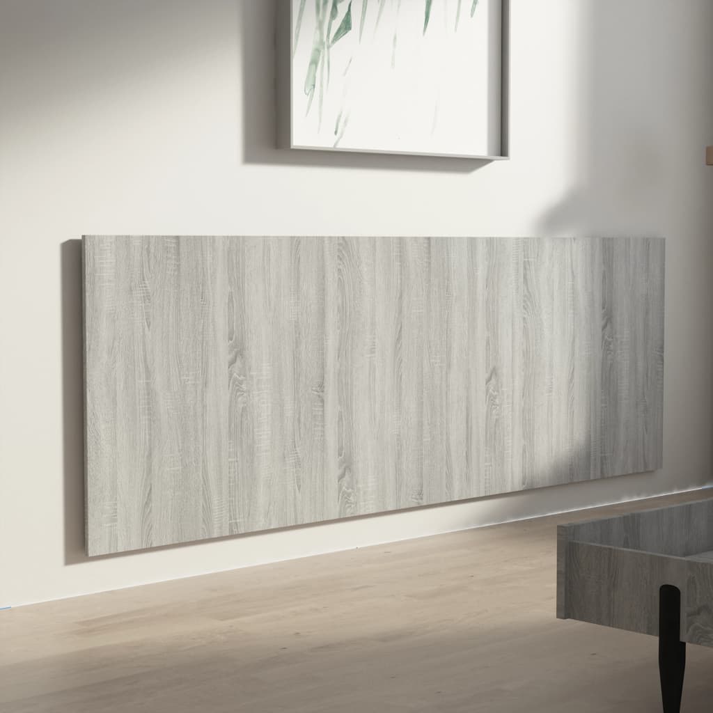 Tête de lit murale Sonoma gris 240x1,5x80 cm Bois d'ingénierie - XIOS