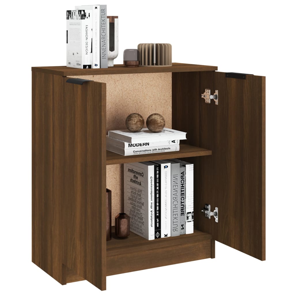 Buffet chêne marron 60x30x70 cm Bois d'ingénierie - XIOS