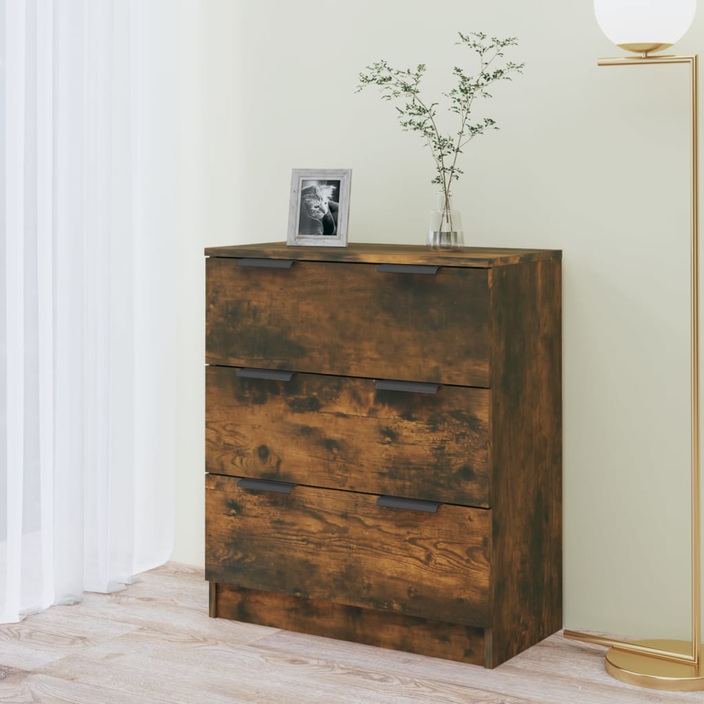 Buffet Chêne fumé 60x30x70 cm Bois d'ingénierie - XIOS