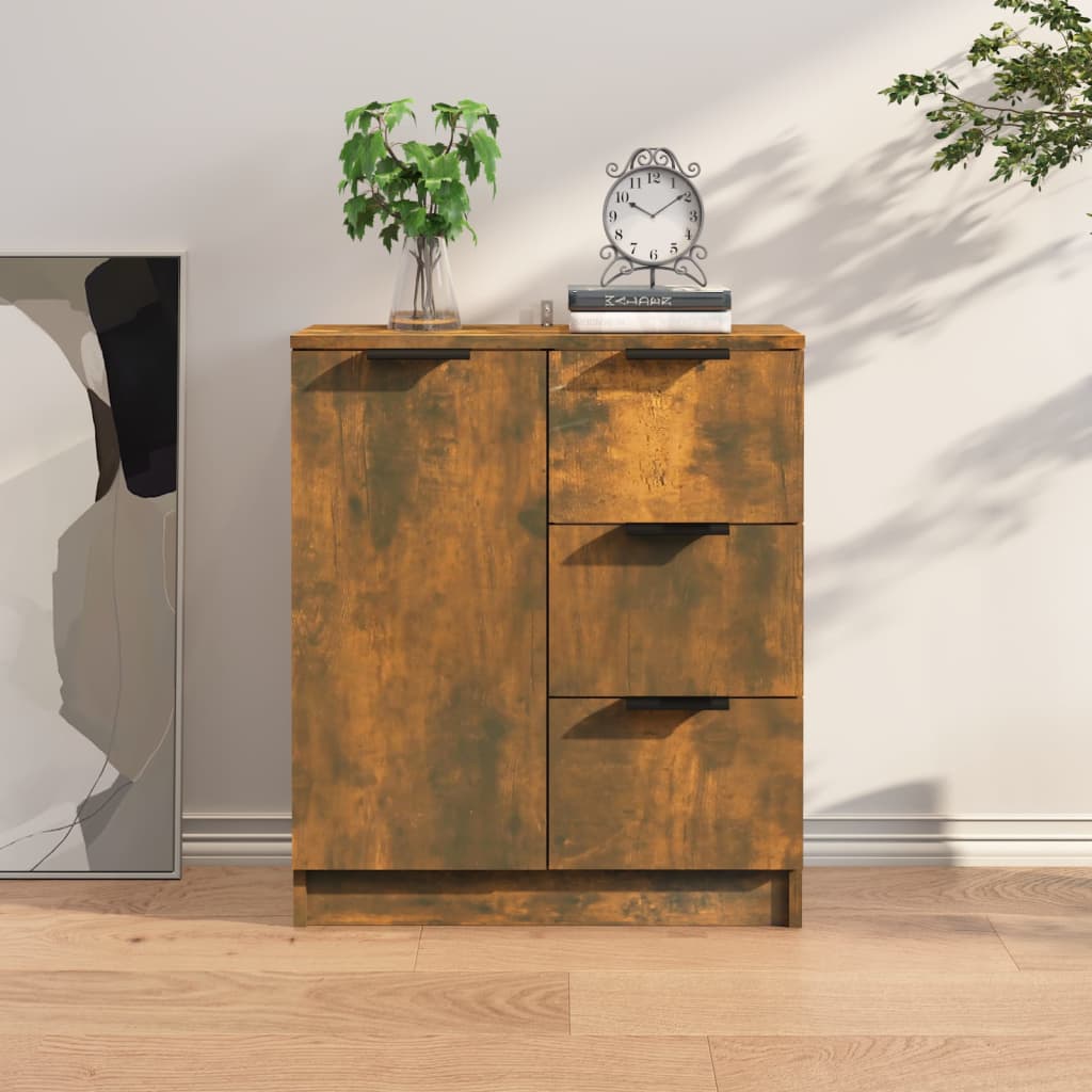 Buffet Chêne fumé 60x30x70 cm Bois d'ingénierie - XIOS