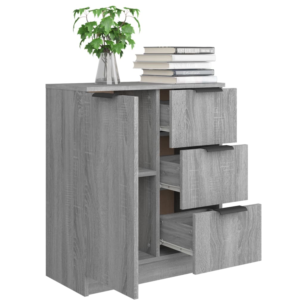 Buffet Sonoma gris 60x30x70 cm Bois d'ingénierie - XIOS