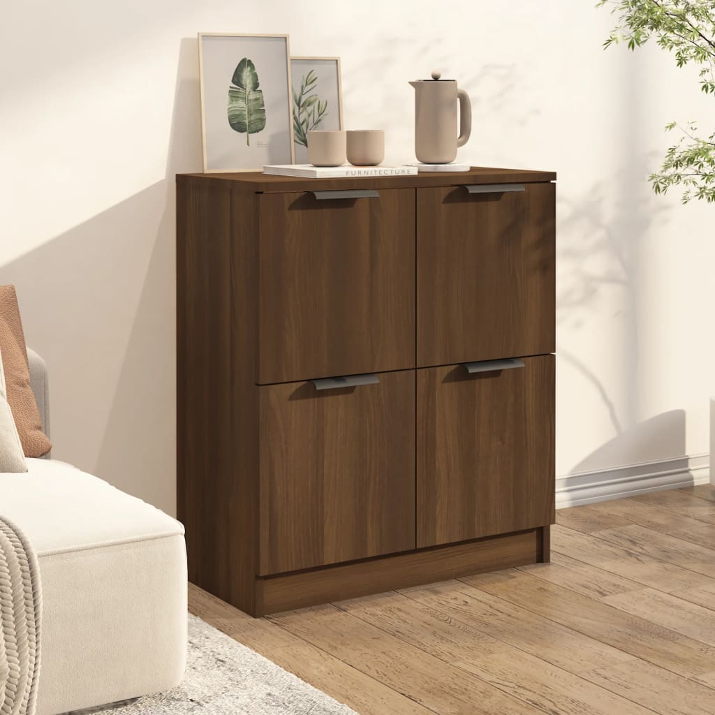 Buffet chêne marron 60x30x70 cm Bois d'ingénierie - XIOS