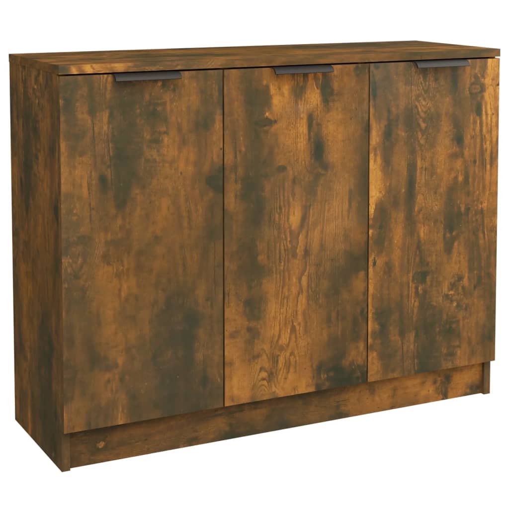 Buffet Chêne fumé 90,5x30x70 cm Bois d'ingénierie - XIOS