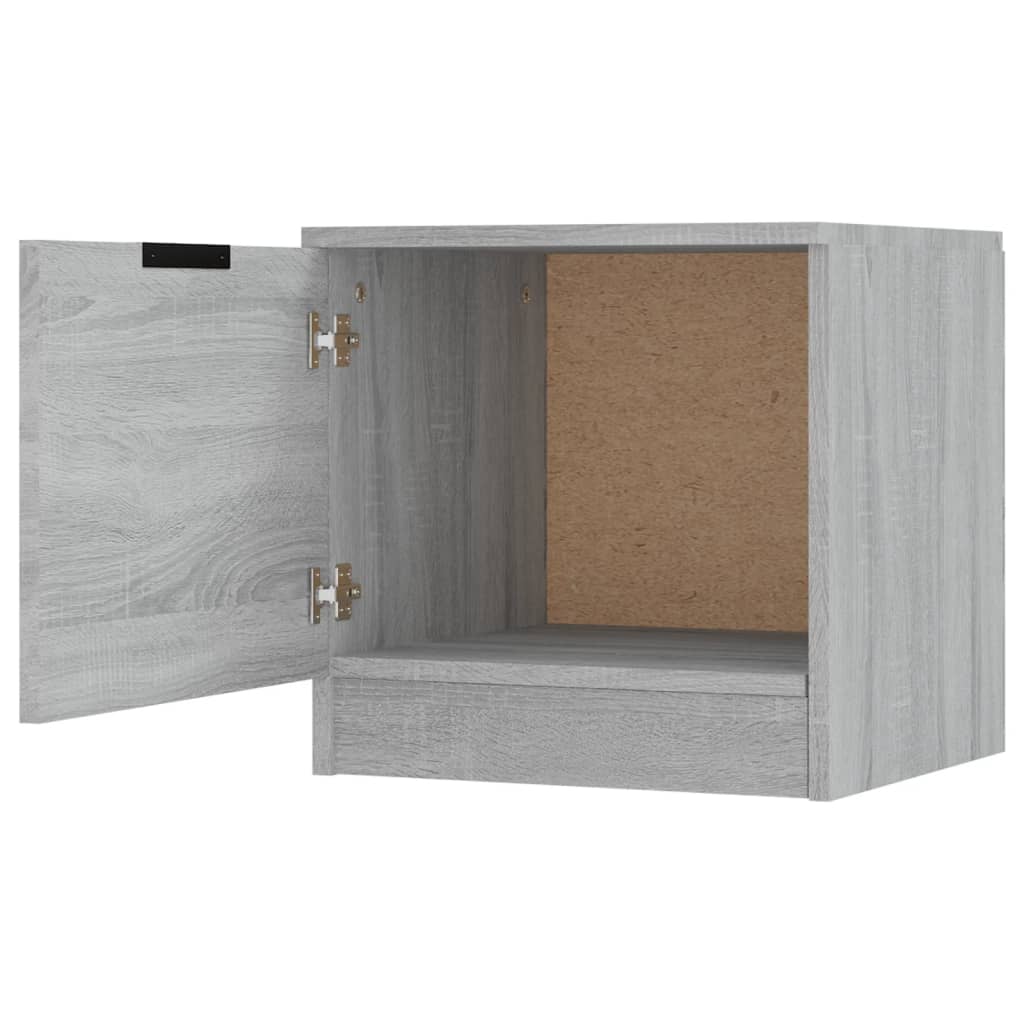 Tables de chevet 2 pcs Sonoma gris 40x39x40 cm - XIOS
