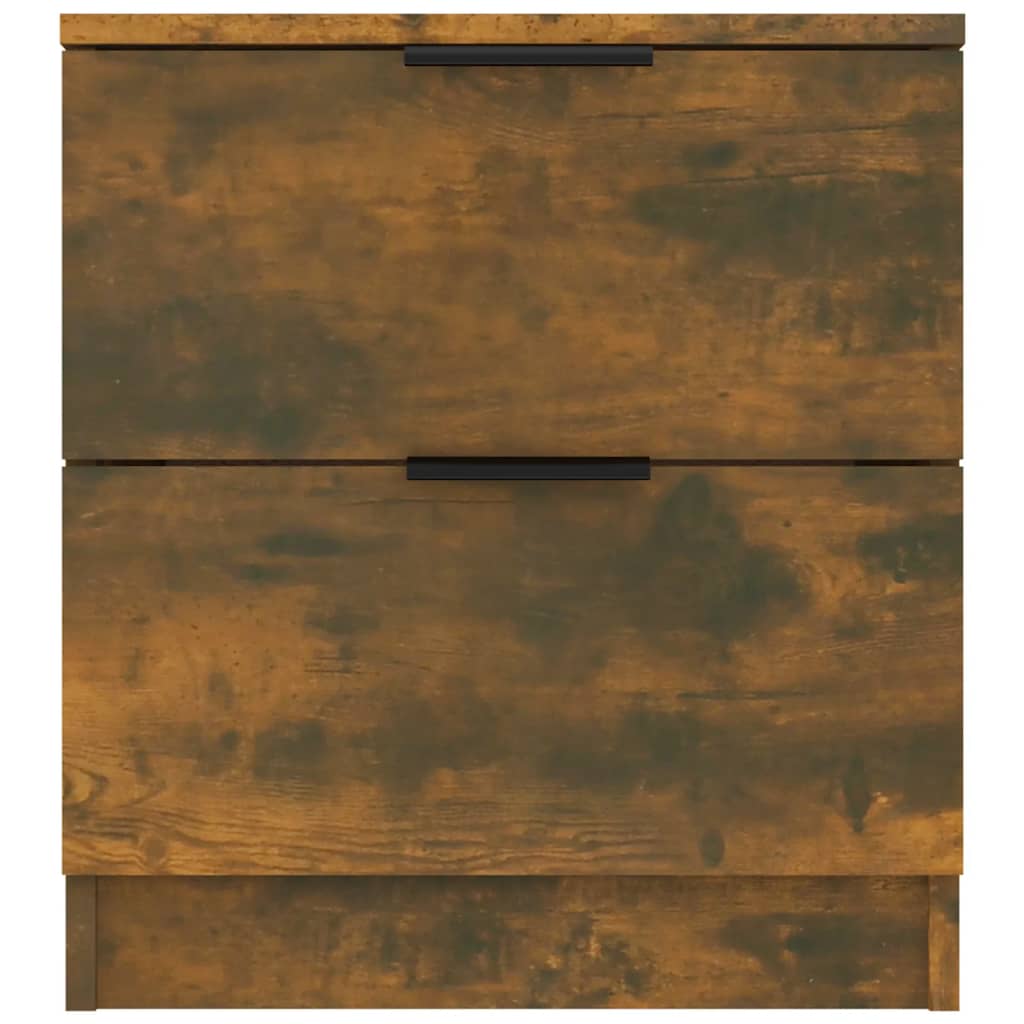 Tables de chevet 2 pcs Chêne fumé Bois d'ingénierie - XIOS