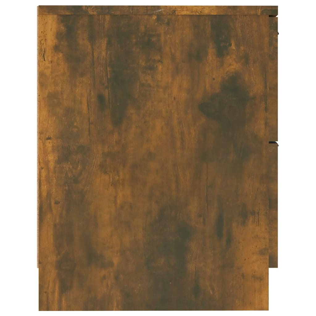 Tables de chevet 2 pcs Chêne fumé Bois d'ingénierie - XIOS