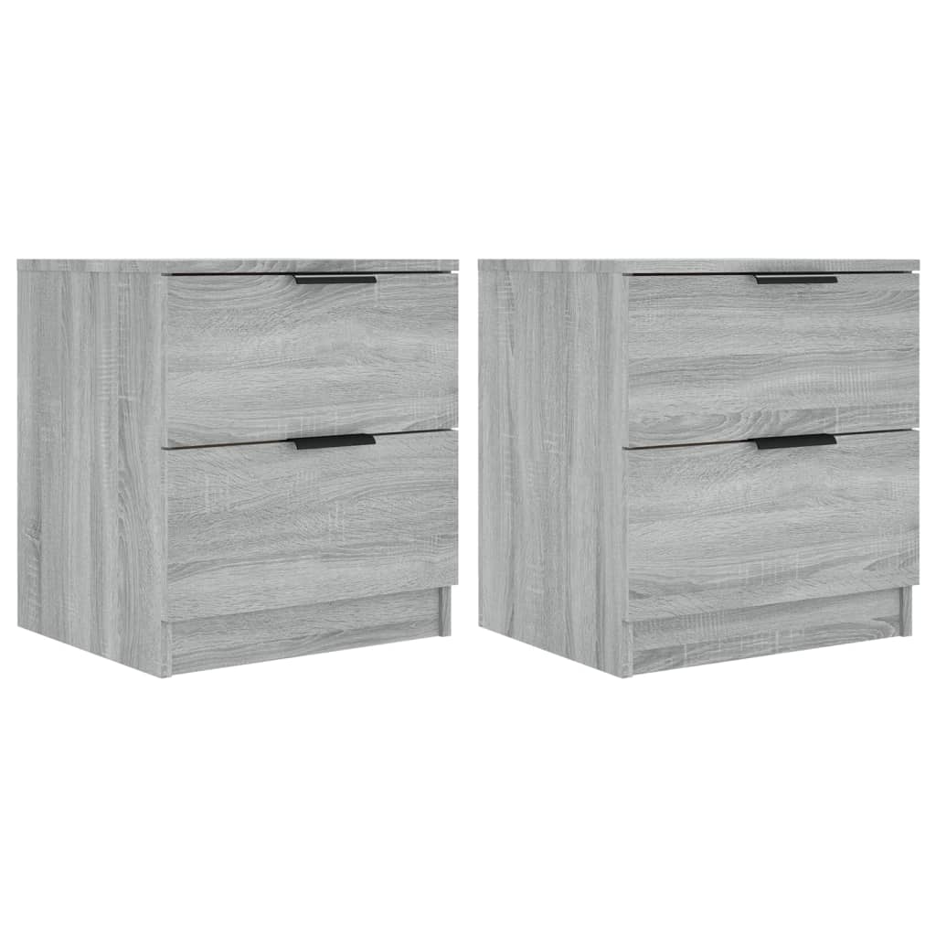 Tables de chevet 2 pcs Sonoma gris Bois d'ingénierie - XIOS