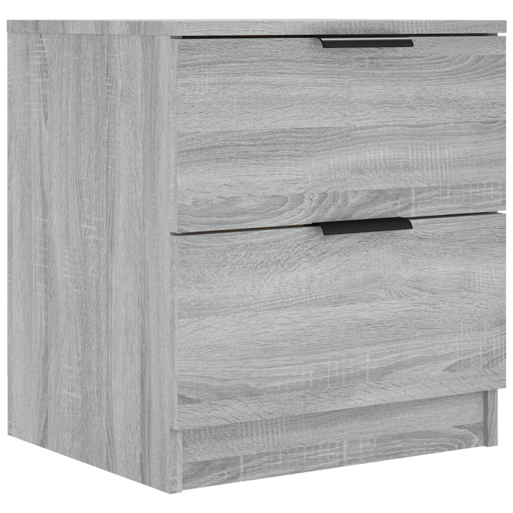 Tables de chevet 2 pcs Sonoma gris Bois d'ingénierie - XIOS