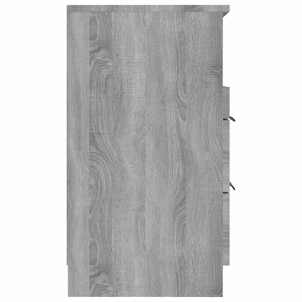 Table de chevet Sonoma gris Bois d'ingénierie - XIOS
