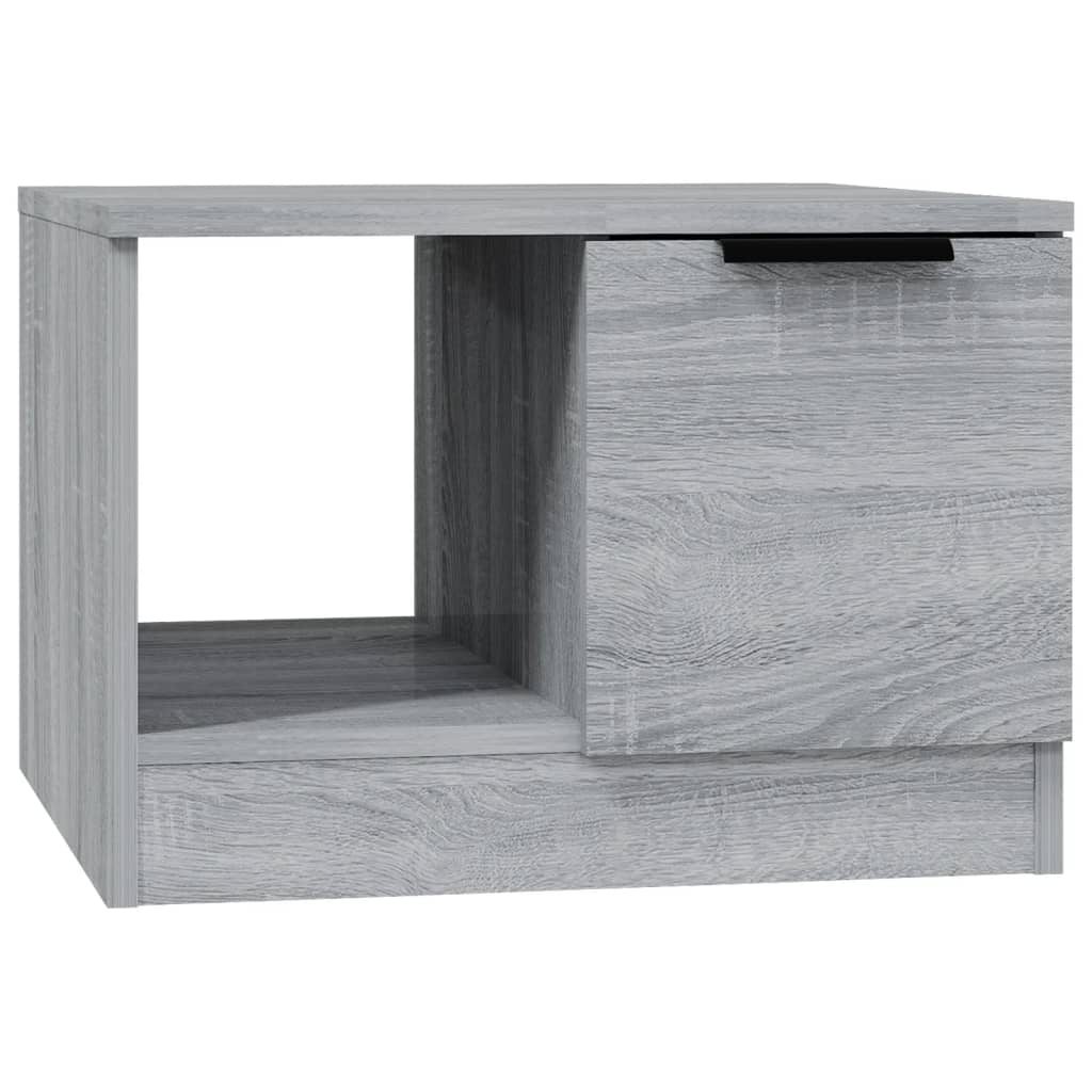 Table basse sonoma gris 50x50x36 cm bois d'ingénierie - XIOS