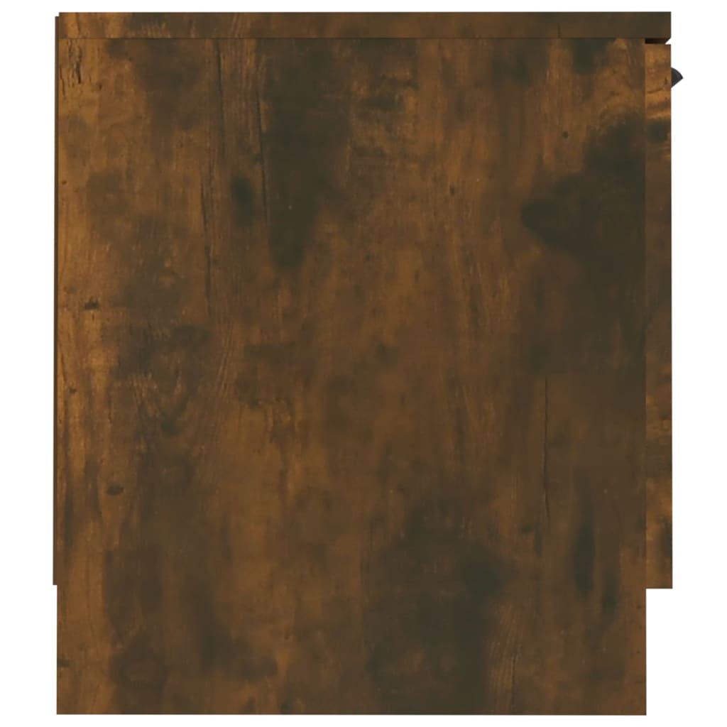 Meuble TV Chêne fumé 140x35x40 cm Bois d'ingénierie - XIOS