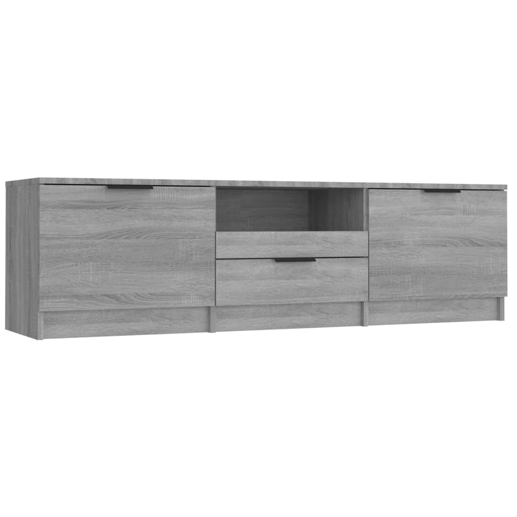 Meuble TV Sonoma gris 140x35x40 cm Bois d'ingénierie - XIOS