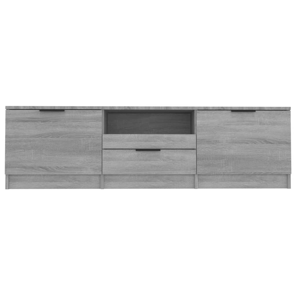 Meuble TV Sonoma gris 140x35x40 cm Bois d'ingénierie - XIOS