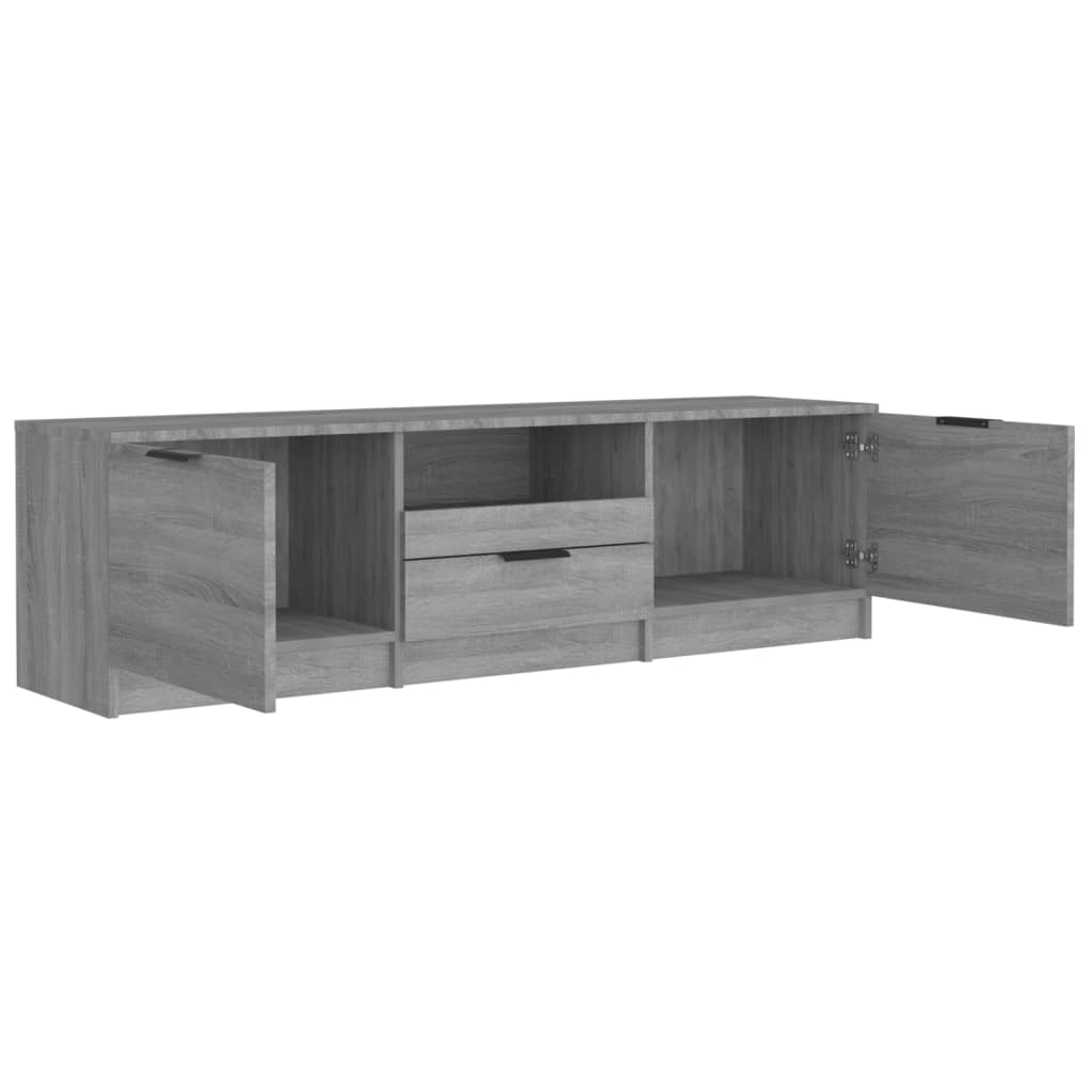 Meuble TV Sonoma gris 140x35x40 cm Bois d'ingénierie - XIOS