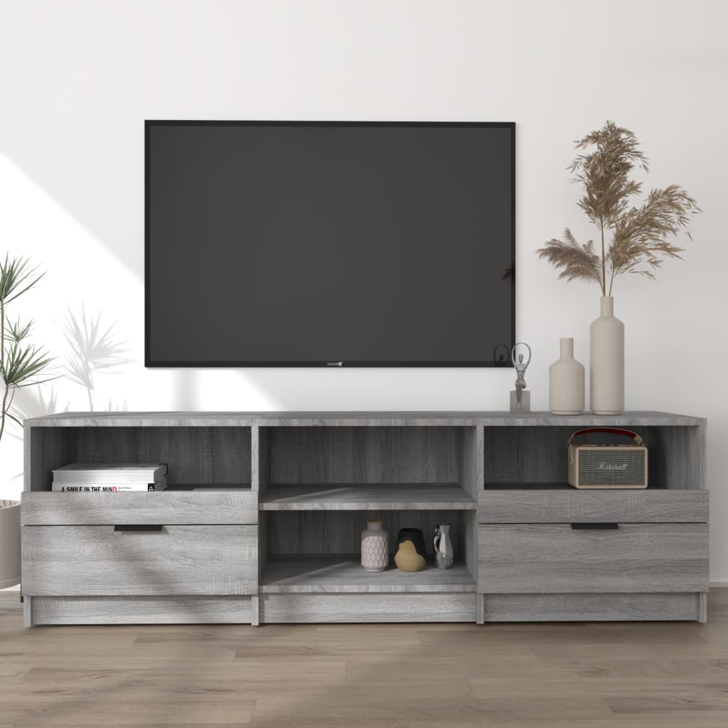 Meuble TV Sonoma gris 150x33,5x45 cm Bois d'ingénierie - XIOS