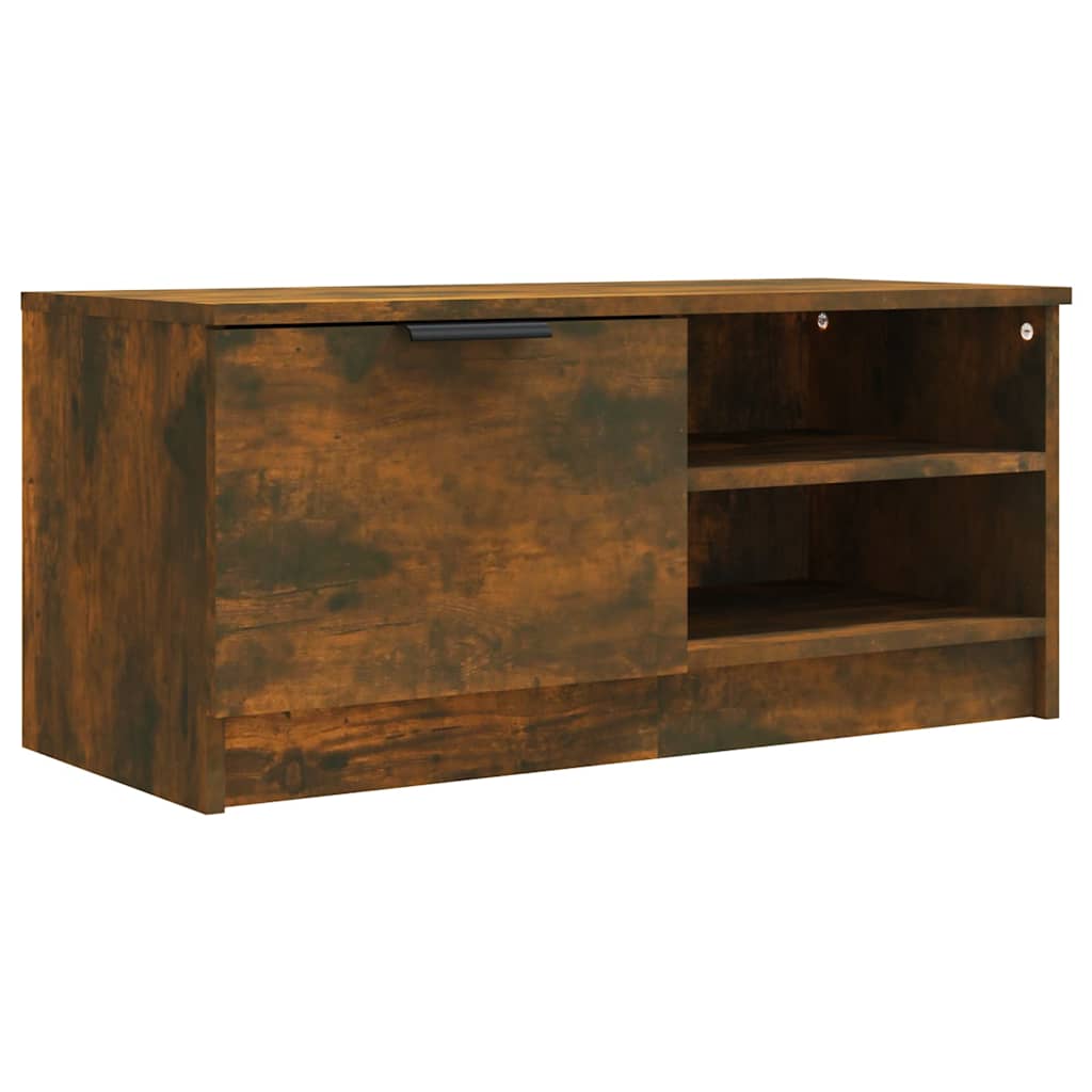 Meubles TV 2 pcs Chêne fumé 80x35x36,5 cm Bois d'ingénierie - XIOS