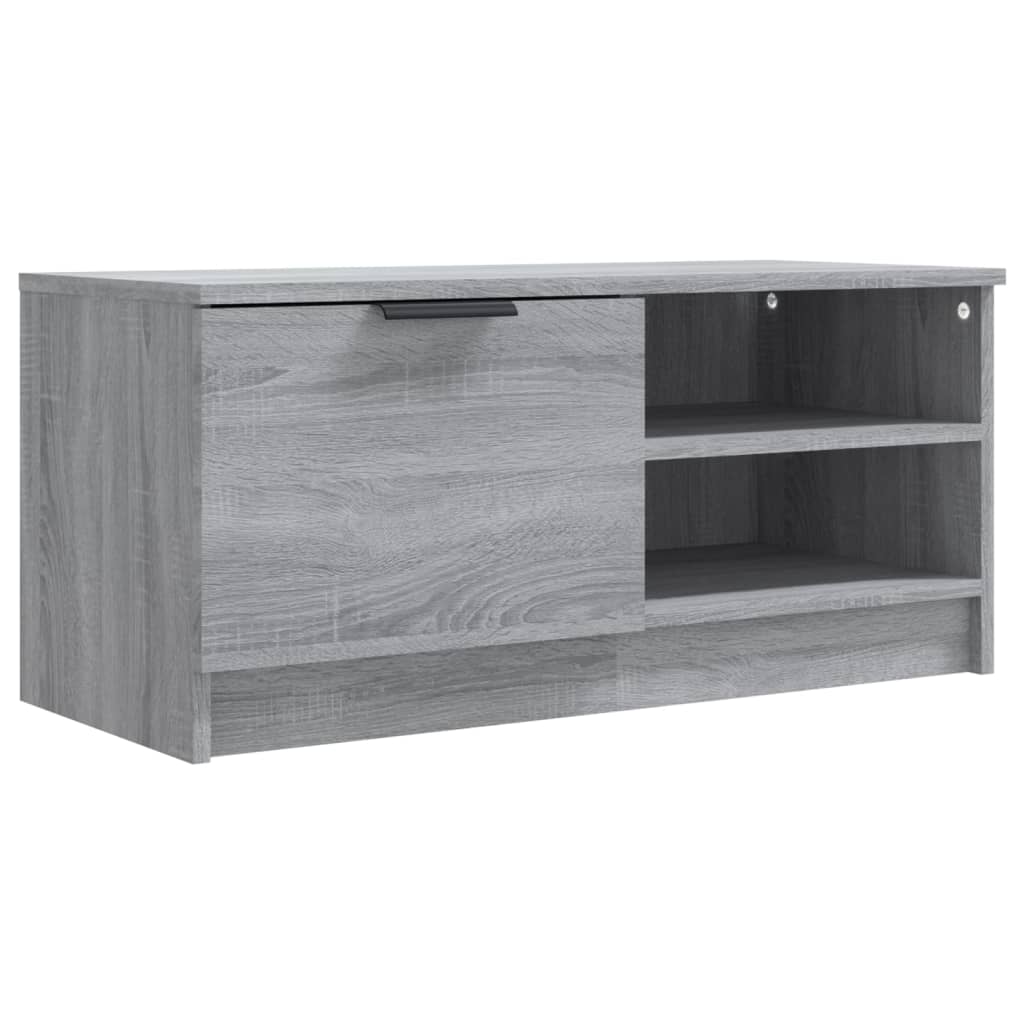 Meuble TV Sonoma gris 80x35x36,5 cm Bois d'ingénierie - XIOS