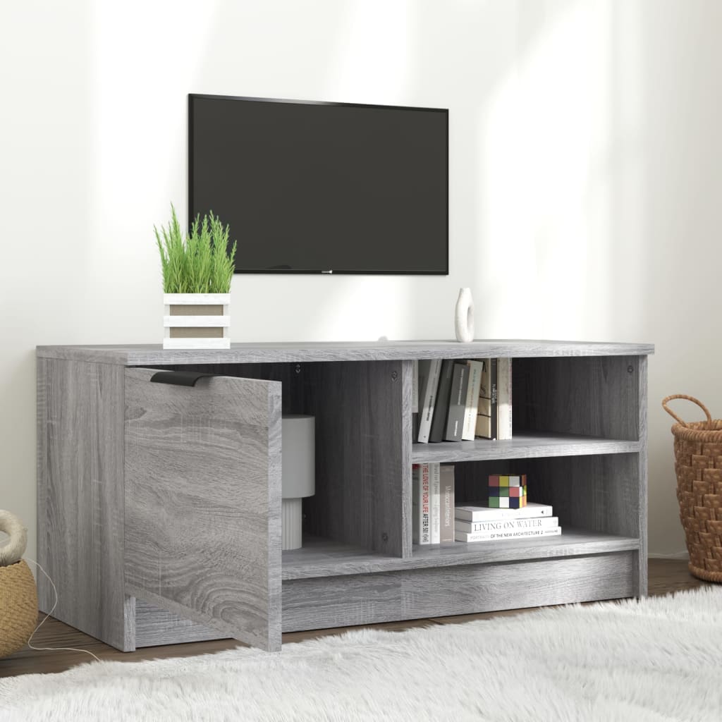 Meuble TV Sonoma gris 80x35x36,5 cm Bois d'ingénierie - XIOS